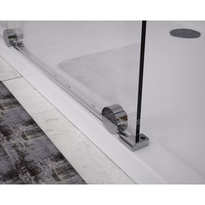 Ścianka prysznicowa walk-in 140 cm chrom połysk/szkło przezroczyste BK258T14 Sea-Horse Creative