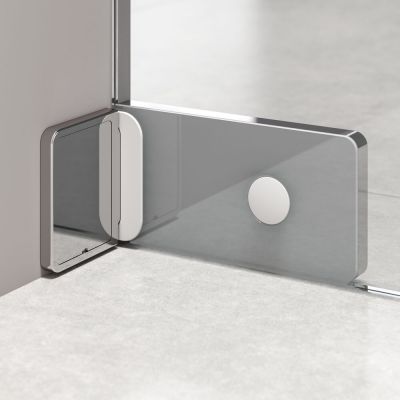 Ścianka prysznicowa walk-in 120 cm chrom połysk/szkło przezroczyste PU011206265100 Sealskin Pure