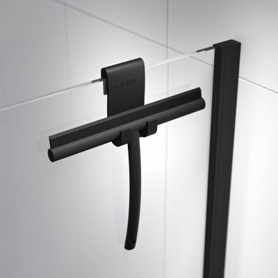 Ścianka prysznicowa walk-in 90 cm czarny mat/szkło przezroczyste XIA30906195100 Sealskin INC