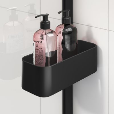 Ścianka prysznicowa walk-in 90 cm czarny mat/szkło przezroczyste XIA30906195100 Sealskin INC