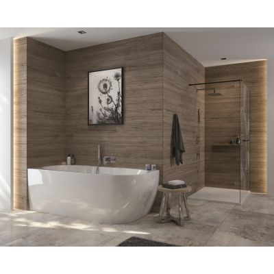 Wanna z obudową 160x75 cm lewa biała 632370102001010 Sanplast Luxo