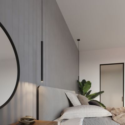 Lampa wisząca 1x40 W czarny SL0469 Sollux Lighting Pastelo