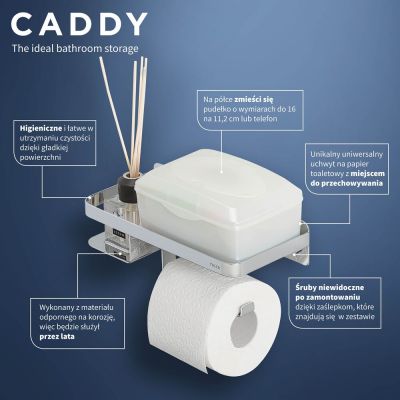 Tiger Caddy 1401430346 uchwyt na papier toaletowy