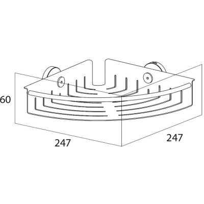Koszyk łazienkowy 304730746 Tiger Boston