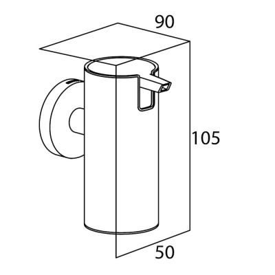 Tiger Boston 305930746 dozownik do mydła