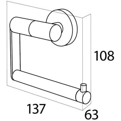 Tiger Boston 309030746 uchwyt na papier toaletowy