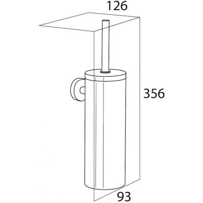 Tiger Boston 309930746 szczotka toaletowa
