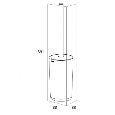 Tiger Carv 800246 szczotka toaletowa