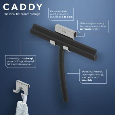 Tiger Caddy 1401230346 wieszak na ręcznik chrom