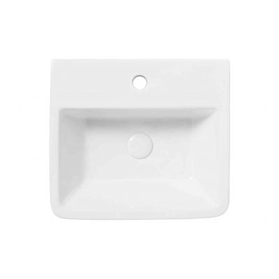 Umywalka 46x41 cm prostokątna ścienna biała TR41010 Uptrend Apollo