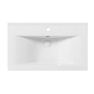 Umywalka 80x47 cm prostokątna biały TR4270B Uptrend Gemini