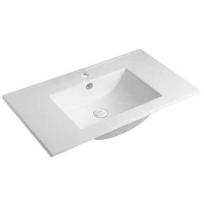 Umywalka 90x46 cm prostokątna biały UP4530900 Uptrend Neva