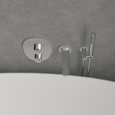 Villeroy & Boch Antao TVS11100200061 bateria wannowo-prysznicowa podtynkowa chrom