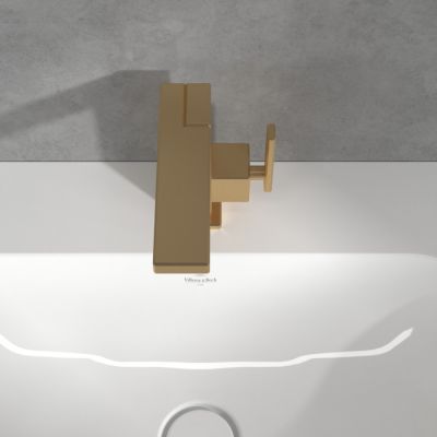 Villeroy & Boch Mettlach bateria umywalkowa stojąca złota TVW12600100076