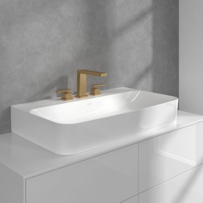 Villeroy & Boch Mettlach bateria umywalkowa stojąca złota TVW12600200076