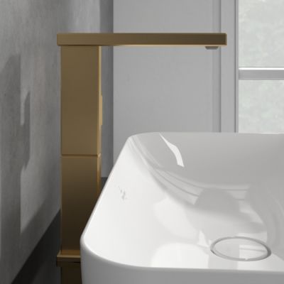 Villeroy & Boch Mettlach bateria umywalkowa stojąca złota TVW12600300076