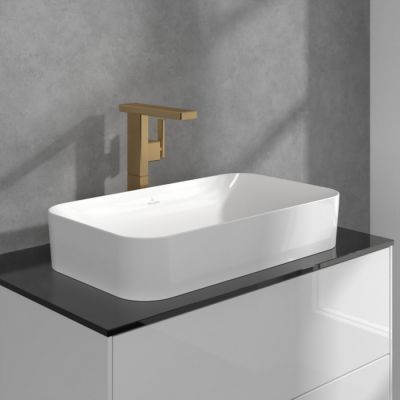 Villeroy & Boch Mettlach bateria umywalkowa stojąca złota TVW12600300076