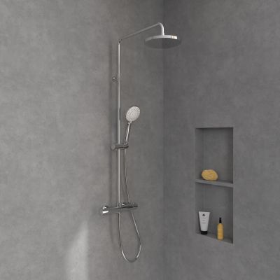 Villeroy & Boch Universal Showers TVS10900200061 zestaw prysznicowy ścienny chrom