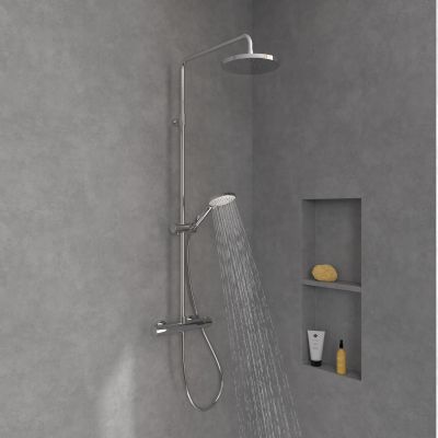 Villeroy & Boch Universal Showers TVS10900200061 zestaw prysznicowy ścienny chrom