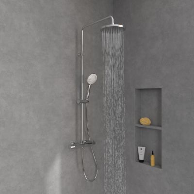 Villeroy & Boch Universal Showers TVS10900200061 zestaw prysznicowy ścienny chrom