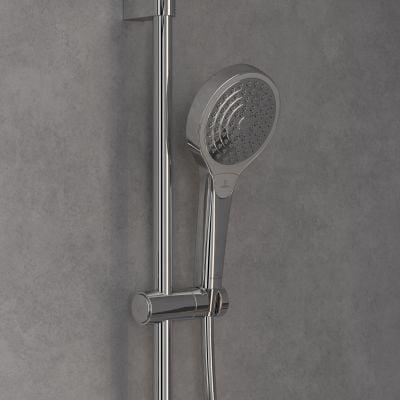 Villeroy & Boch Verve Showers TVS10900700061 zestaw prysznicowy ścienny Z- chrom