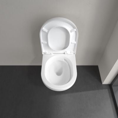 Combi-Pack zestaw z deską wisząca bez kołnierza biały połysk 4694CL01 Villeroy & Boch Architectura