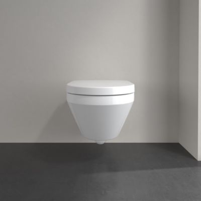 Combi-Pack zestaw z deską wisząca bez kołnierza biały połysk 4694CLR1 Villeroy & Boch Architectura