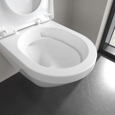 Combi-Pack zestaw z deską wisząca bez kołnierza biały połysk 4694CLR1 Villeroy & Boch Architectura