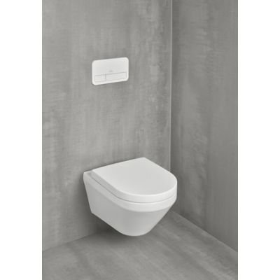 Combi-Pack zestaw z deską wisząca bez kołnierza biały połysk 4694CLR1 Villeroy & Boch Architectura