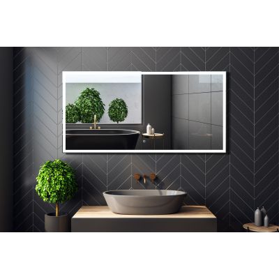 Lustro 120x60 cm prostokątne z oświetleniem 5907459662306 Venti Prymus