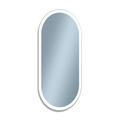 Lustro 60x120 cm owalne z oświetleniem srebrny 5907459662399 Venti Elipson