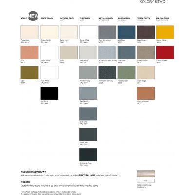 Grzejnik dekoracyjny 200x54 cm podłączenie dolne 1135305402000009990160000 Vasco Ritmo