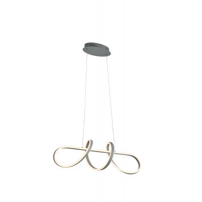 Lampa wisząca 1x56 W szary/popielaty 62030106 Aviano Trevance