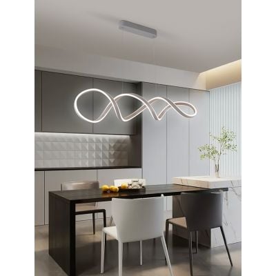 Lampa wisząca 1x56 W szary/popielaty 62030106 Aviano Trevance