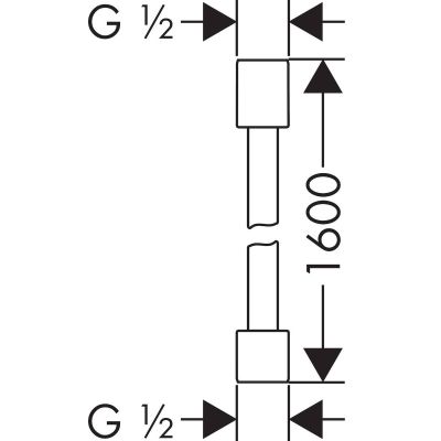 Axor Starck 28286300 wąż prysznicowy 160 cm