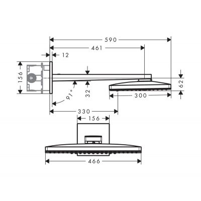Axor ShowerSolutions 35280000 deszczownica