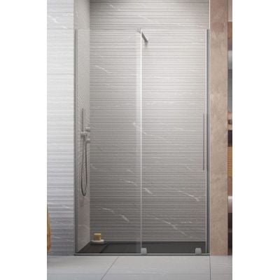 Drzwi prysznicowe 62.2 cm rozsuwane nikiel szczotkowany/szkło przezroczyste 101076229101L Radaway Furo Brushed Nickel DWJ