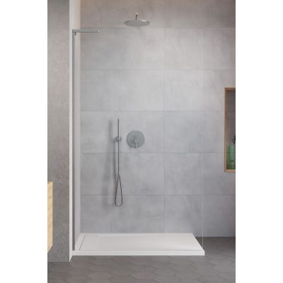 Ścianka prysznicowa 110 cm szczotkowany/szkło przezroczyste 103191149101L Radaway Modo SL Brushed Nickel II