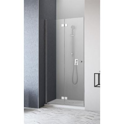 Drzwi prysznicowe 90 cm składane do wnęki 3850760101L Radaway Essenza New