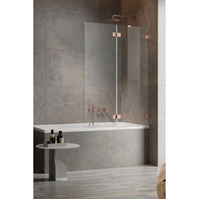 Parawan nawannowy dwuczęściowy 101021009301R Radaway Essenza Pro Brushed Copper PND II