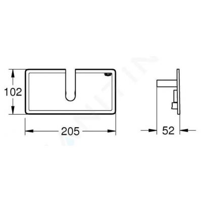 Półka biały 26362LN1 Grohe Euphoria