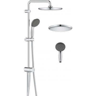 Zestaw prysznicowy ścienny z deszczownicą starlight chrome 26817000 Grohe Vitalio Start Shower System