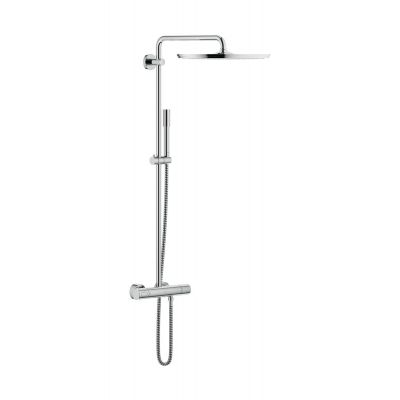 Zestaw prysznicowy ścienny termostatyczny z deszczownicą starlight chrome 27174001 Grohe Rainshower
