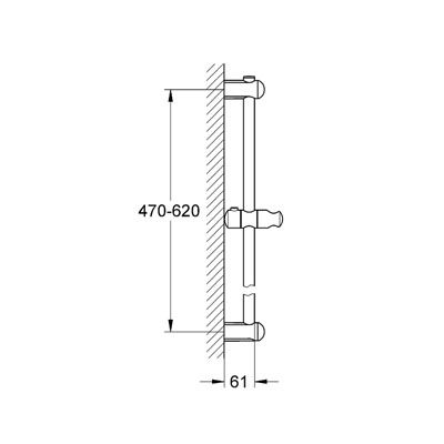 Drążek prysznicowy 27499000 Grohe Euphoria