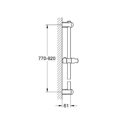 Drążek prysznicowy 27500000 Grohe Euphoria