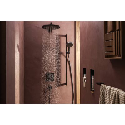 Deszczownica 30x30 cm okrągła czarna 24520670 Hansgrohe Raindance Alive S