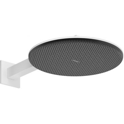 Deszczownica z ramieniem 30x30 cm okrągła biała 24540700 Hansgrohe Raindance Alive S