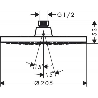 Hansgrohe Vernis Blend 26271670 deszczownica