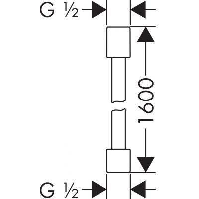 Axor Starck 28286950 wąż prysznicowy 160 cm