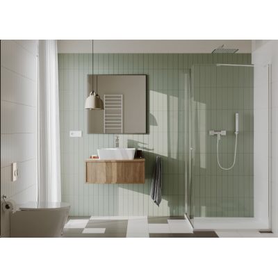 Umywalka 48x37 cm prostokątna nablatowa biała HGR20000041 Hagser Alexa